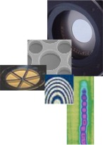 Collage photo of MicroAcoustic products & technologies.